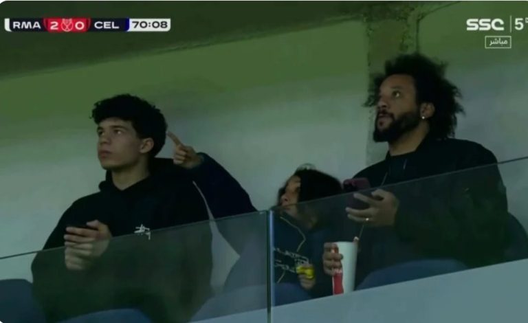 The moment Marcelo appeared on the stadium screen and the reaction of Real Madrid fans that shook all of Spain