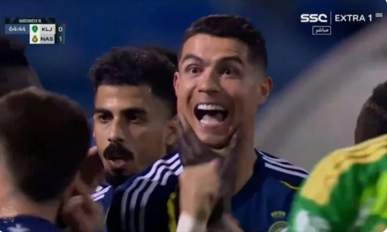 Watch Cristiano Ronaldo’s world-class goal that made the opposing goalkeeper and players turn into helpless spectators in front of Ronaldo’s myth