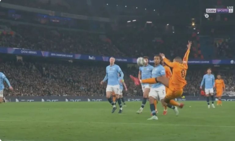 The first bicycle kick to be immortalized in the history of the UEFA Champions League and recorded under Mbappé’s name due to the incredible technique he used to score the equalizer for Real Madrid against Manchester City