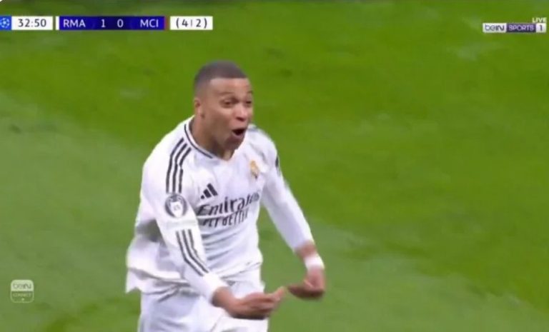 Mbappé’s second world-class and incredible goal against Manchester City in today’s Champions League