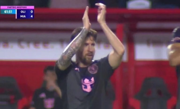 Watch the historic moment of Messi’s exit and the crazy reaction of the opposing team’s fans as he leaves