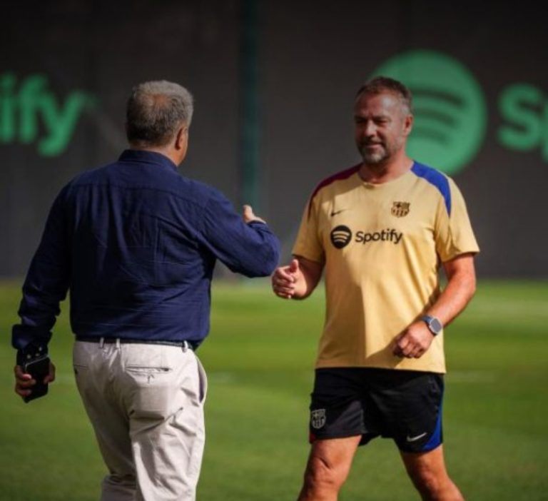 Not Szczesny… Hansi Flick demands Laporta to extend the contract of Barcelona star until 2029 after his incredible performance against Benfica