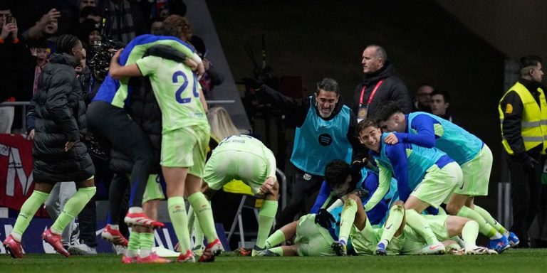 Barcelona duo injured after historic win over Atletico Madrid.