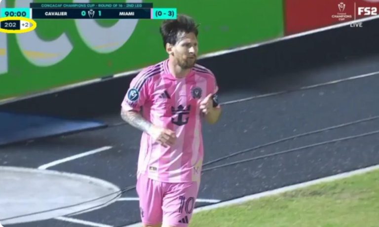 For the first time in history, the opposing fans celebrated a goal scored in their own net because the goal scorer was Messi, in a scene that defies logic and reason