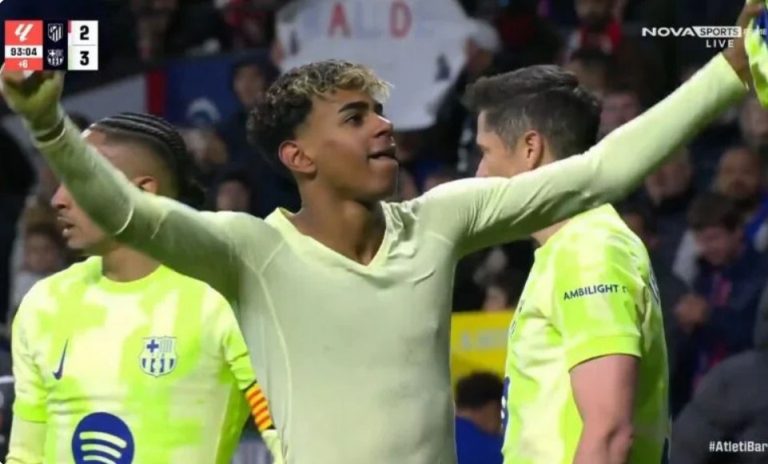 This will be the first historic scenario to be recorded in La Liga under the name of Lamine Yamal, due to the wonder and drama he created in the final seconds against Atletico Madrid.