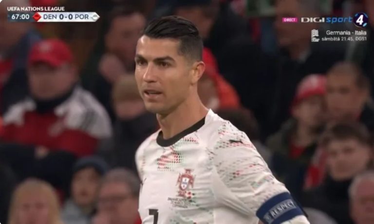 Watch Denmark’s winning goal against Portugal in the UEFA Nations League and Hojland’s Cristiano Ronaldo-style celebration, amidst a mixture of regret and pride