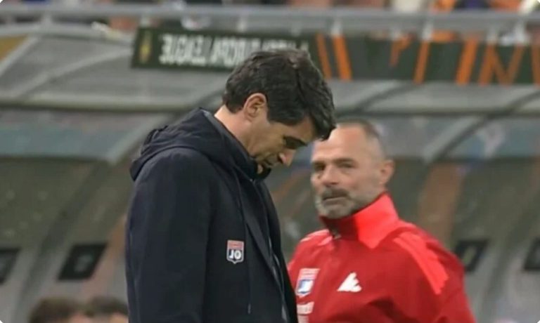 A shiver ran through all football fans due to what happened with the French Lyon coach in this poignant moment
