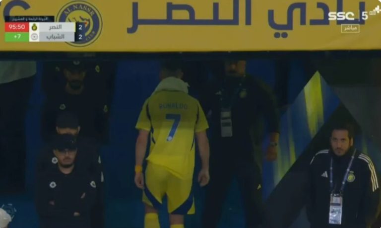 The shocking scene of Cristiano Ronaldo that made everyone think he wrote the beginning of the end of his football career with Al Nassr, and perhaps his eventual retirement from football altogether