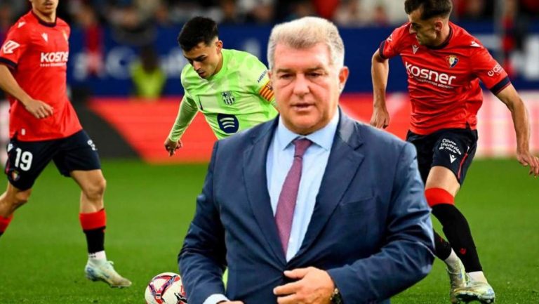 An unexpected reaction from Laporta after the announcement of the new date for the Barcelona vs Osasuna match.