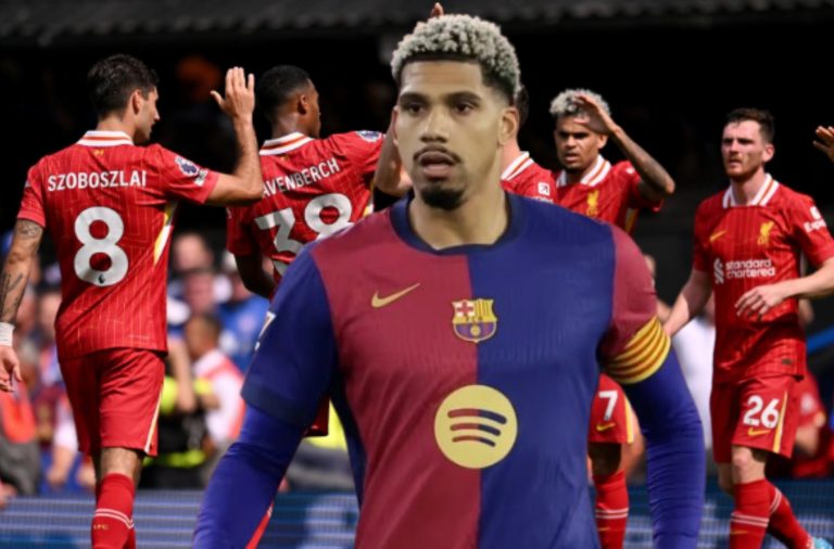 Liverpool offers Barcelona a sizzling swap deal to sign Araujo, in exchange for the Reds’ most important star this season moving to Barcelona!