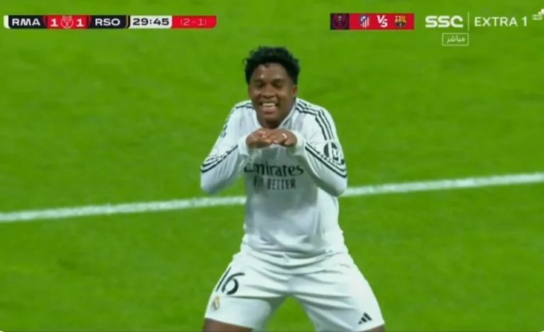 The Brazilian Endrick scores an incredible goal with a crazy scenario against Real Sociedad in the Copa del Rey semi-final!