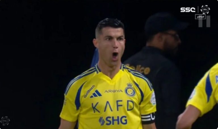 Video of Cristiano Ronaldo’s historic goal against Al-Hilal in today’s Riyadh derby