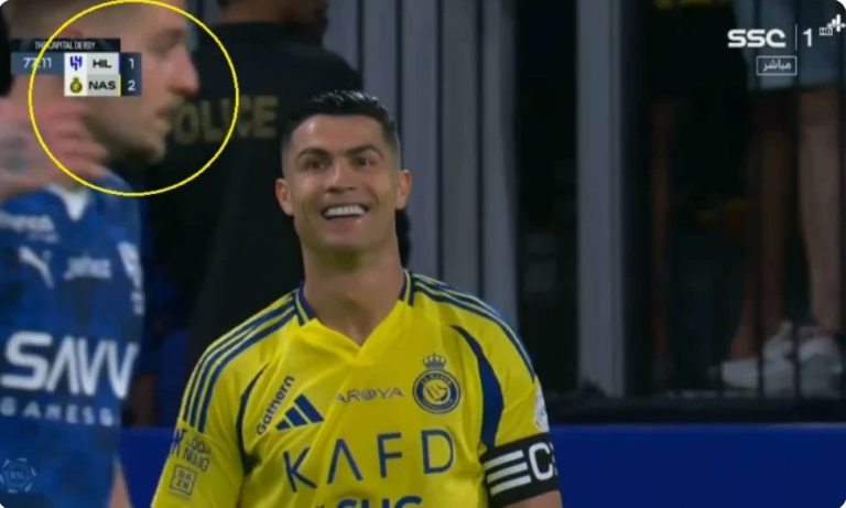 The historic scene that will make Al Hilal players demand Cristiano Ronaldo’s expulsion and removal from Saudi Arabia due to the extraordinary way he humi,liated Savic and Koulibaly in a split second