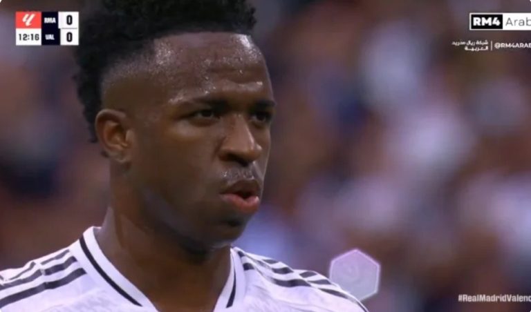 The shocking scene of Vinícius Júnior that led to Real Madrid’s loss against Valencia and caused a cata,strophe in the Spanish league title race.