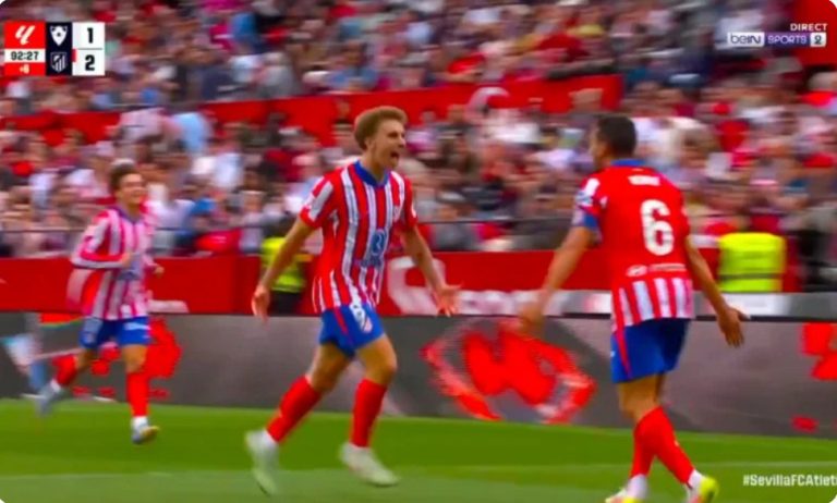 A football miracle shocks everyone in the final second of the Sevilla vs Atletico Madrid match
