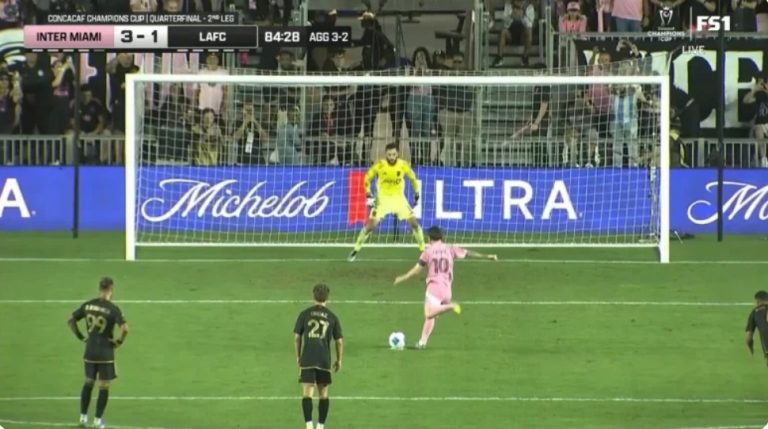 Messi’s historic penalty kick that has become the talk of the hour in America because of the legendary technique he used to score the winning goal and send Inter Miami to the CONCACAF Champions Cup semi-final.