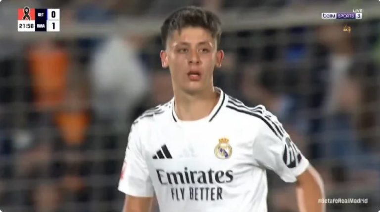 The Turkish player Arda Güler has triggered a state of emergency in La Liga after inventing and using a world-class technique to score an unforgettable, spectacular goal.