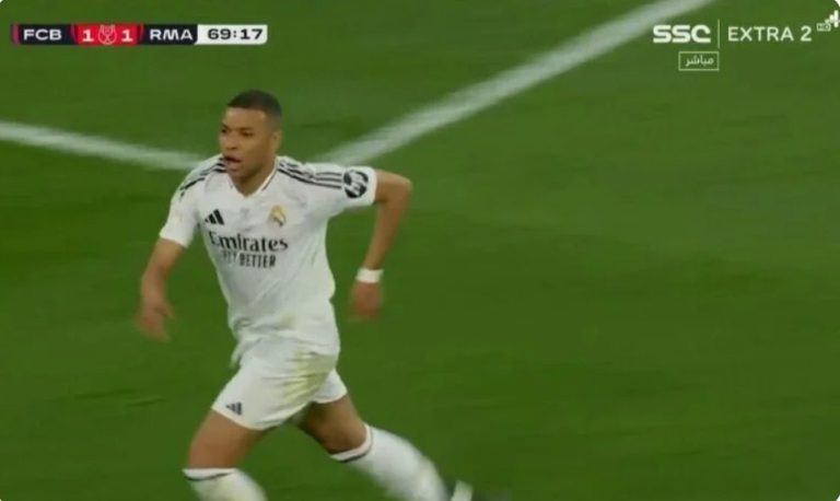 The historic free-kick that will go down in El Clásico history under Mbappé’s name, due to the legendary way he used it to save Real Madrid from defeat in the Copa del Rey final!