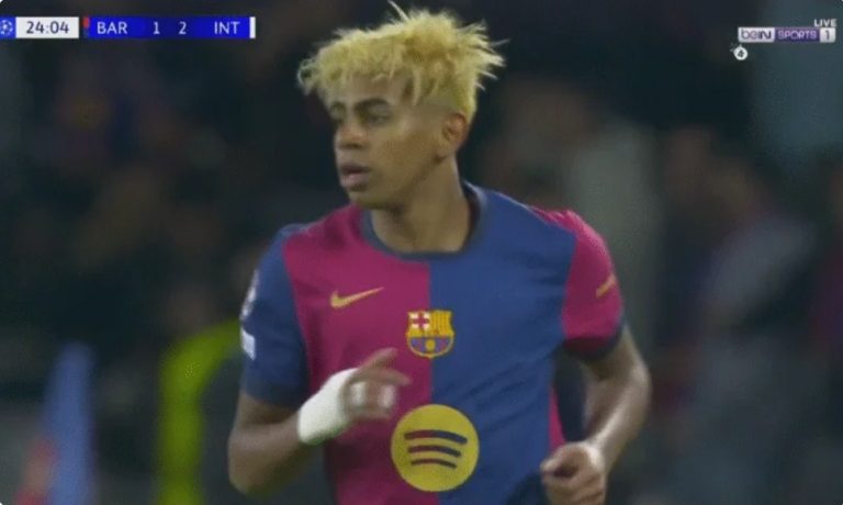 Watch the extraordinary way the phenomenal Lamine Yamal used to score a historic goal for Barcelona in the Champions League semifinal.