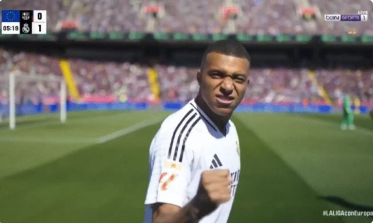 Watch Mbappé’s very fast goal against Barcelona just 120 seconds after the kickoff of El Clásico.