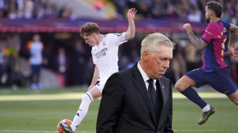 A severe crying episode struck one of the Royal team’s players following the final whistle of El Clásico, after the painful 4-3 defeat to Barcelona!