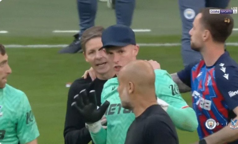 The arrogant scene that exposed Guardiola to the world and became the talk of the newspapers due to what he did with Henderson, Crystal Palace’s goalkeeper, after the match and the loss of the cup.
