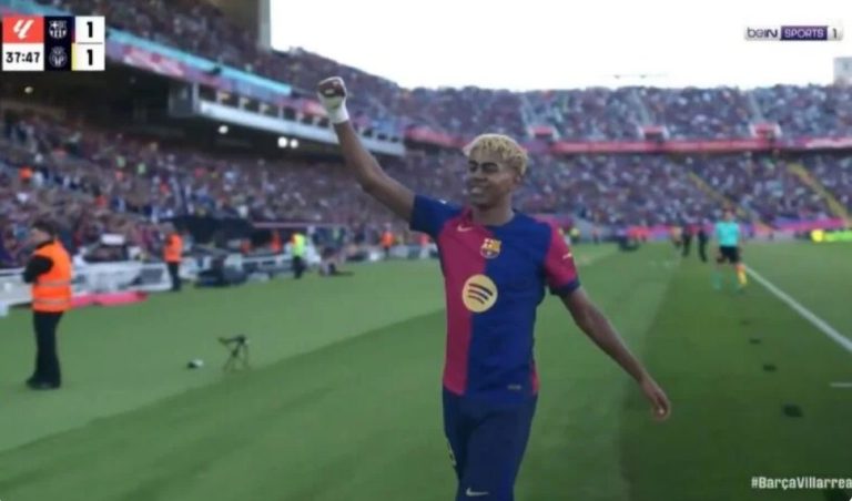 Lamine Yamal breaks the laws of football and scores a sensational goal against Villarreal that La Liga will never forget.