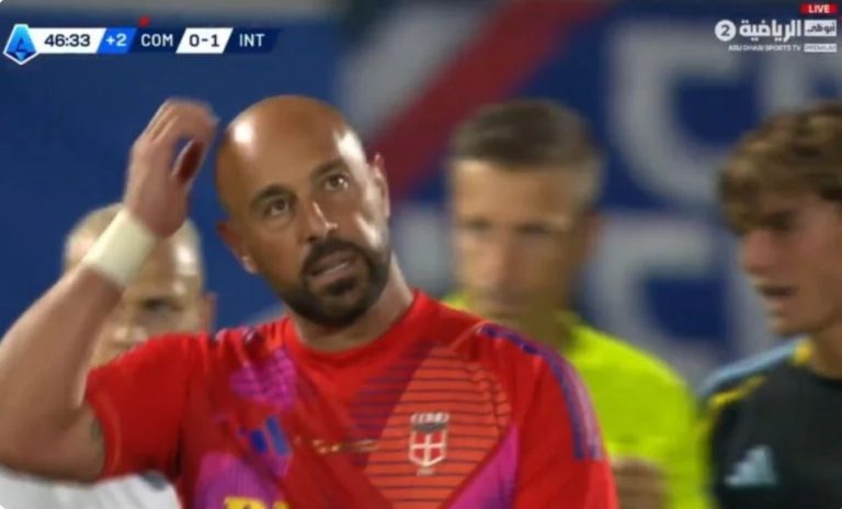 The sad scene that took place on the night the Italian league was decided, and which Spanish goalkeeper Pepe Reina will never forget, no matter what happens.