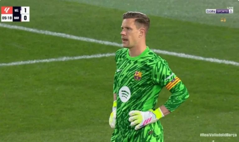 Ter Stegen becomes the first goalkeeper in history to suffer memory loss and temporary blind,ness, leading to the strangest goal of the season just seconds after returning from injury.