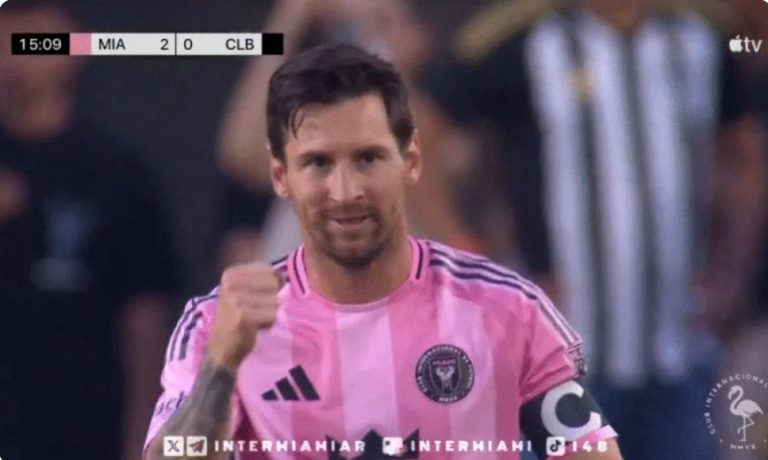 Watch Messi’s insane first goal and the exceptional way he embarrassed the opposing goalkeeper after the keeper had shown off in front of Miami’s striker.