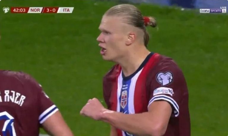 Watch: Haaland hu,miliates Donnarumma, the European champion with Paris, in this incredible way that announced Norway’s third goal in less than 45 minutes.