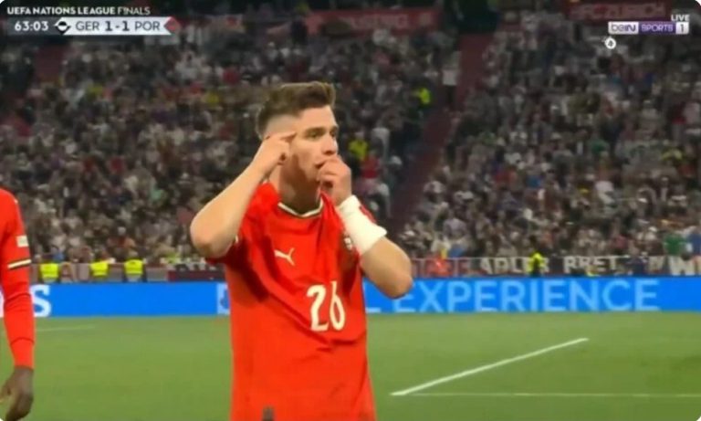 Watch Conceicao’s world-class goal against Germany