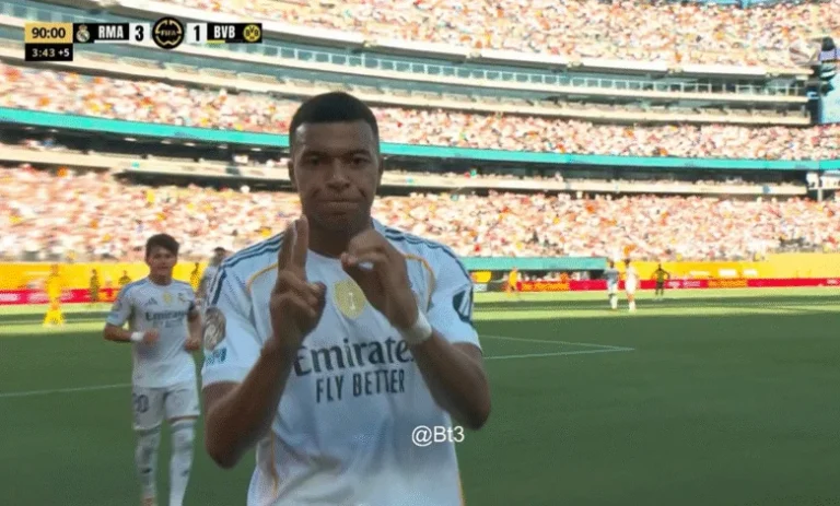 Watch Mbappé’s insane bicycle kick that sealed Real Madrid’s qualification to the Club World Cup semi-final…