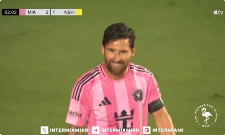 Watch the incredible goal Messi scored after being mocked and ridiculed by the Nashville goalkeeper
