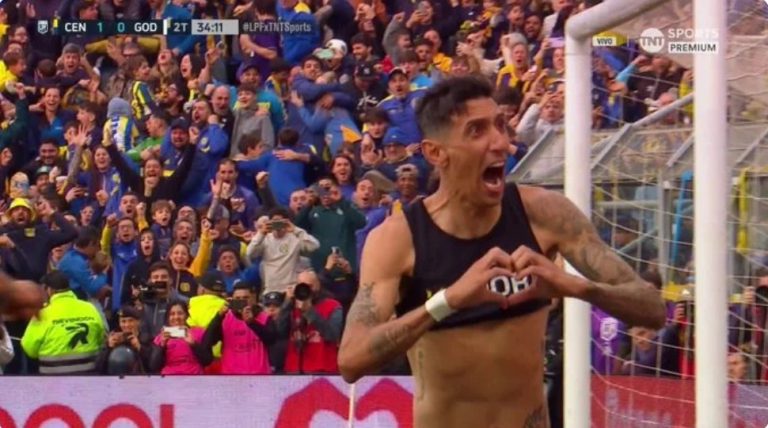 The historic moment of Di María that has become the talk of the hour across all of Argentina, due to what he did in his first match after returning to his boyhood club, Rosario Central.