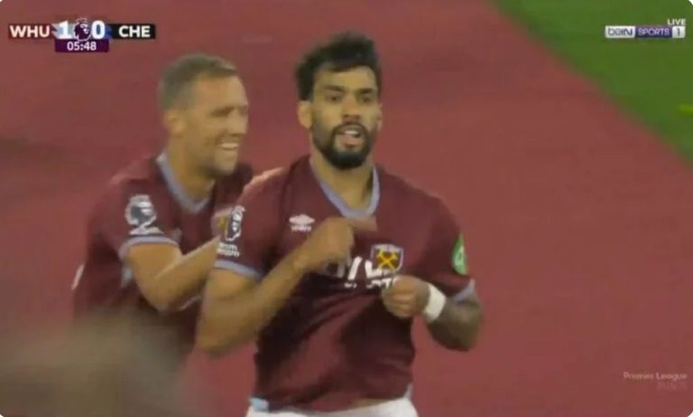 Watch Lucas Paquetá’s incredible and unbelievable goal against Chelsea after a historic rocket shot that tore through the Blues’ net.