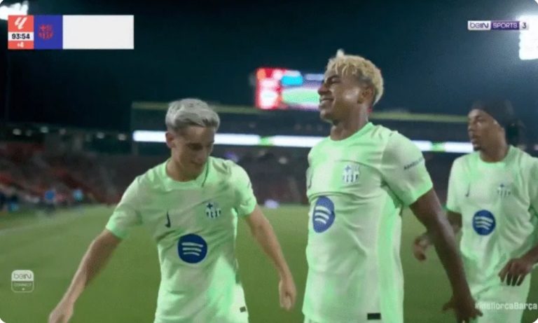 Watch Lamine Yamal’s incredible goal in the final seconds and the surprising reaction of the Mallorca fans at the moment the referee was about to blow the final whistle.