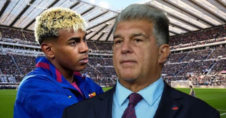 Just hours before the clash with Newcastle… a sudden outburst of anger from Lamine Yamal inside Barcelona!