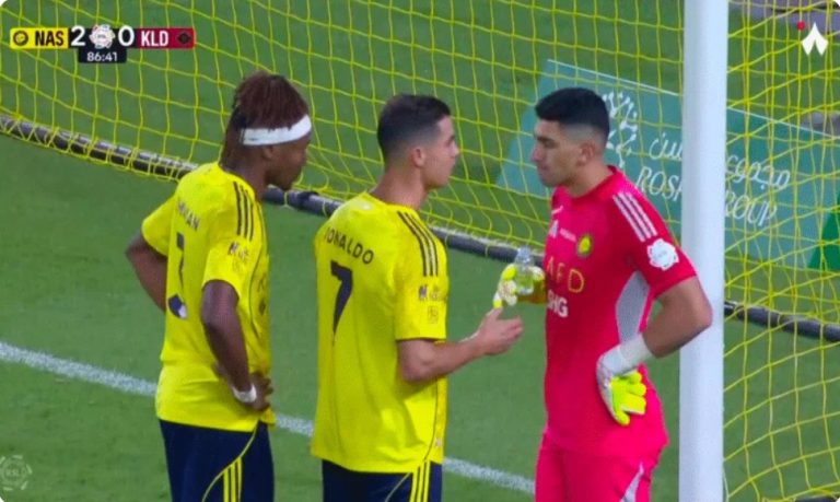 For the first time in the Saudi League, Cristiano Ronaldo saves a penalty kick that prevented his team from conceding a goal in the final seconds of the match.