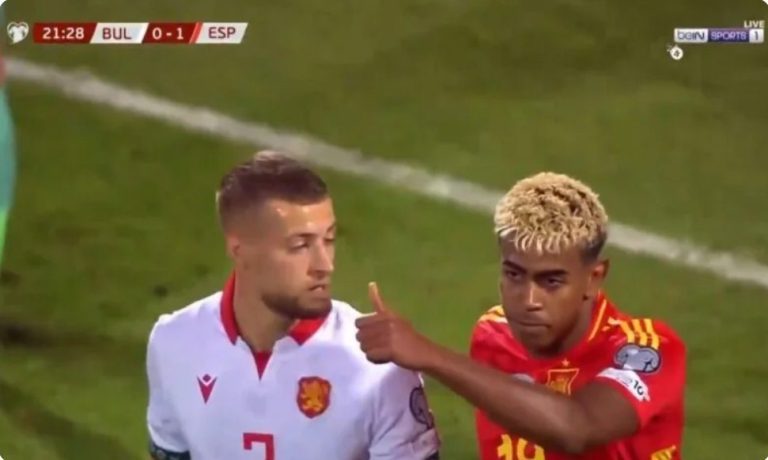 Watch Lamine Yamal’s magic in Spain’s stunning goal against Bulgaria in the World Cup qualifiers.