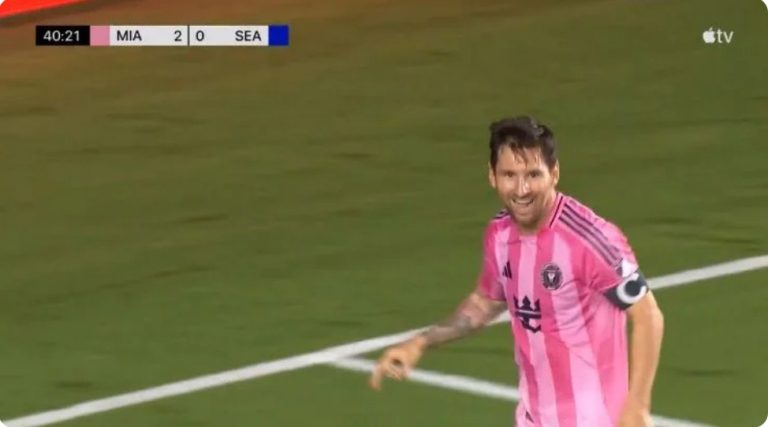 Watch the incredible way Messi scored a rare goal against Seattle Sounders in the MLS today.