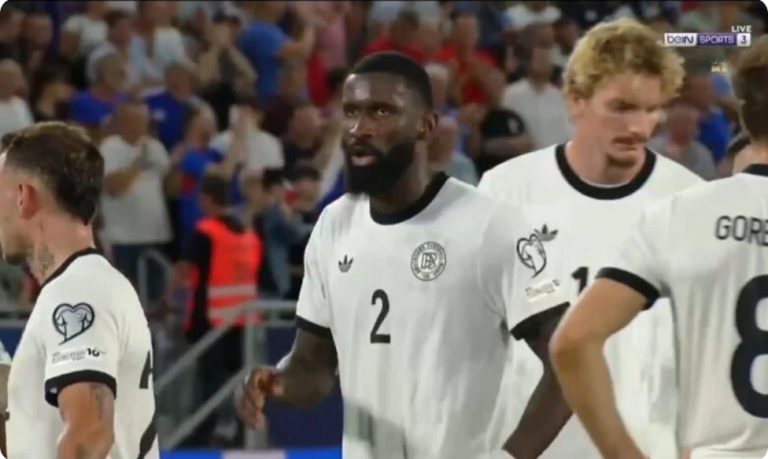 Watch the unbelievable technique used by the Slovakia player to score a historic goal against Germany in the World Cup qualifiers.