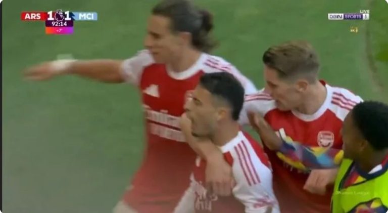 Watch Arsenal’s stunning last-minute equalizer against Manchester City!
