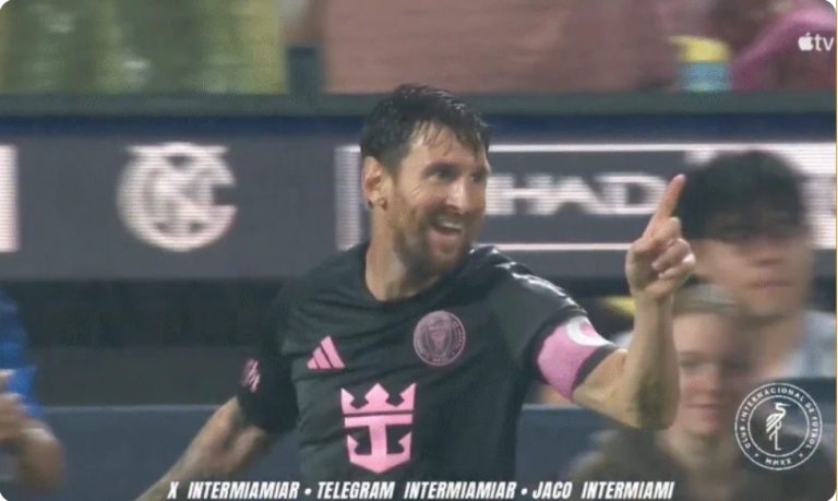 Watch Messi’s world-class goal for Inter Miami in the MLS today.