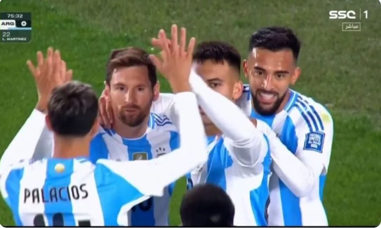 Watch the unbelievable move Messi made while taking a crazy free-kick from the middle of the pitch, and the reaction and shock of the Venezuelan goalkeeper and players.