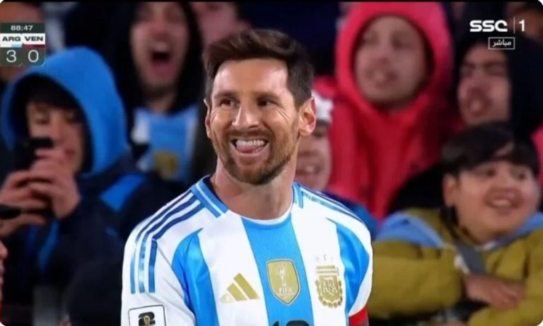 Watch Messi’s historic hat-trick goal against Venezuela and the crazy reaction of the match commentator after it was disallowed by the referee.