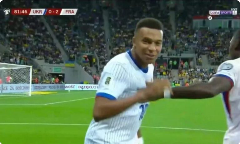 Watch the insane way Mbappé scored a stunning goal against Ukraine in today’s World Cup qualifiers.