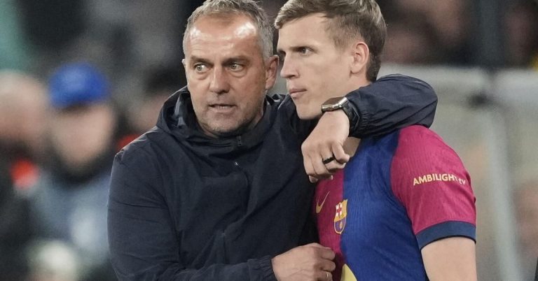 Hansi Flick and Dani Olmo agree: A player who is not at the level to start in major matches!