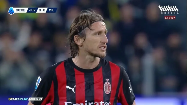 Luka Modrić experiences the most shocking scenario during AC Milan’s decisive penalty against Juventus in his first ever Clasico in the Italian league.