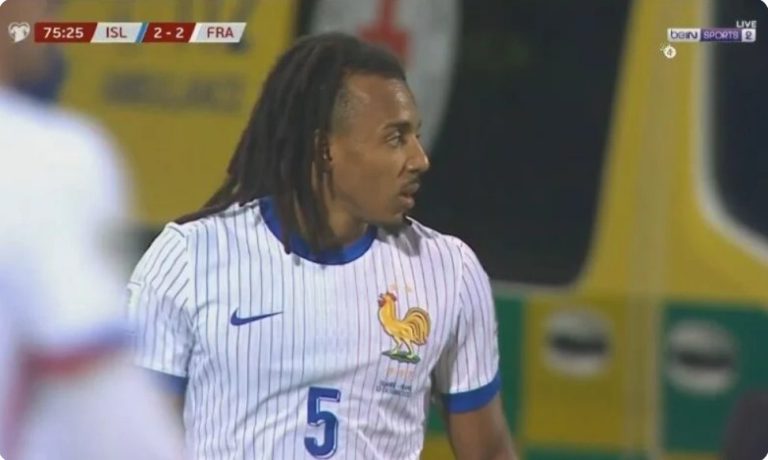 Watch the bizarre and absurd offside trap set by Koundé against the Iceland striker, and the comical equalizing goal that was scored against France.